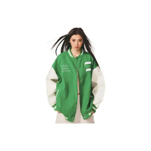 SAPIC OFFICIAL Baseball Jacket Women's Green