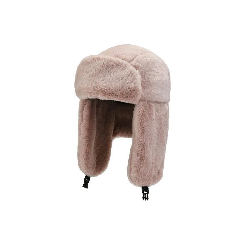 JEANSWEST Rabbit Fur Blend Trapper Hats Unisex-3