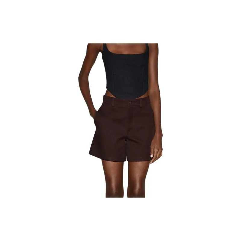 GUCCI Casual Shorts Women's Dark Purple-3