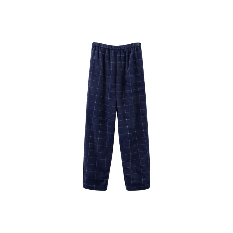 MADALLO Pajama Pants Men's Navy Blue-0