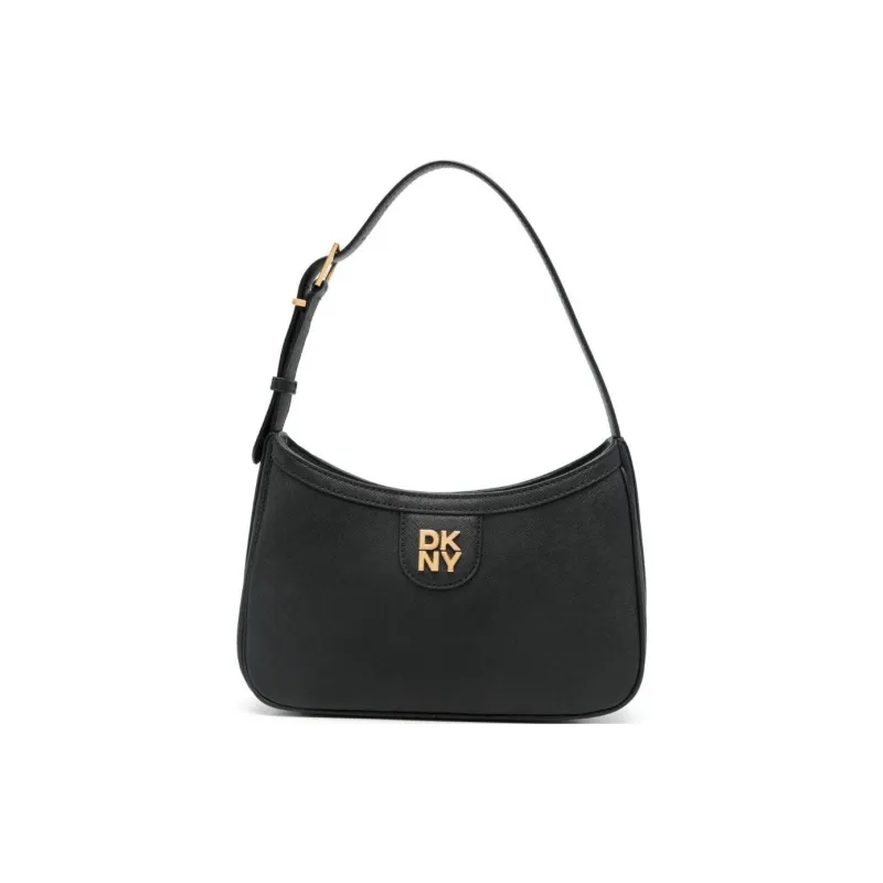 DKNY Carol Series Calfskin Handbag Shoulder Bag Regular Women's Black-0