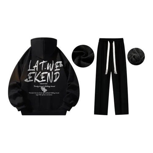 LA'T.WEEKEND Sweatshirt Sets Unisex