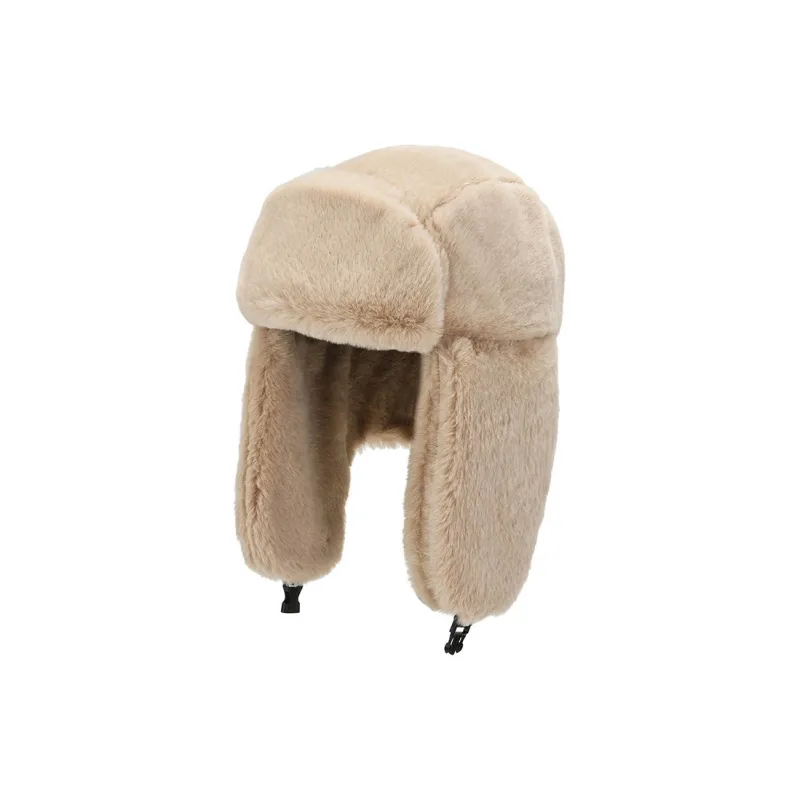 JEANSWEST Rabbit Fur Blend Trapper Hats Unisex-2