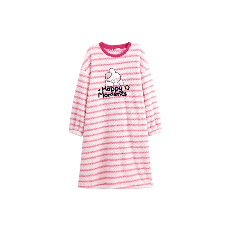 FENTENG Nightgown Women's Peach Pink-0