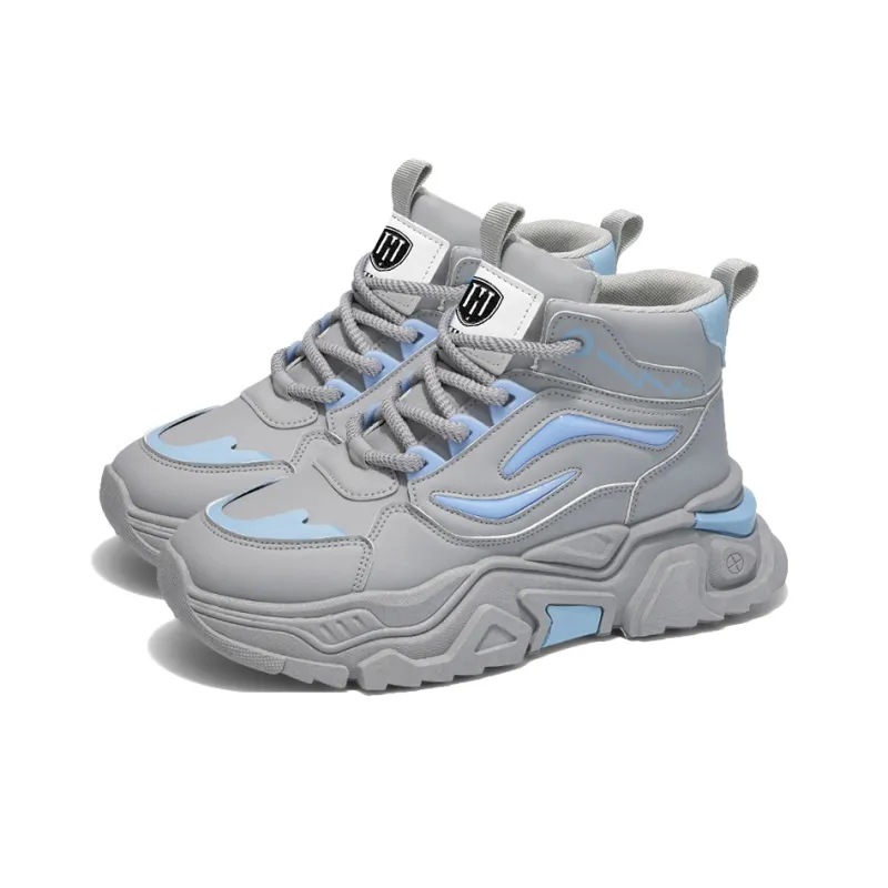 HACKBUTEER Limited Box High Top Chunky Sneakers Men's-37