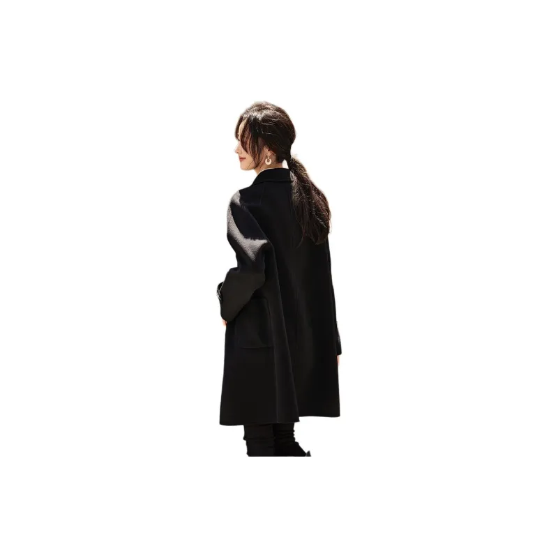 Mo Han Yi Mei Coats Women's Black-2