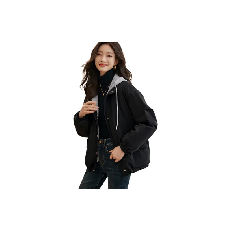 Mo Han Yi Mei Puffer Jacket Women's Black-2