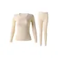 Milk White-[Cashmere Silk Seamless Warming Clothing Sets]