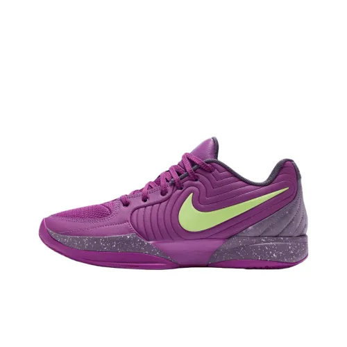 Nike Ja 2 Basketball Shoes Men Low-Top Purple Yellow