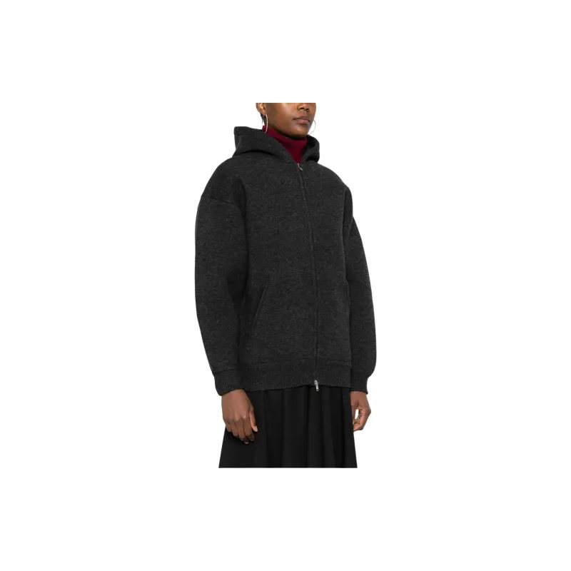 ISABEL MARANT Lanny Zip Up Knitted Jacket-3