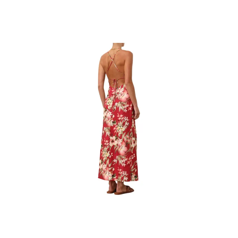 Zimmermann Slip Dress Women's Red-5