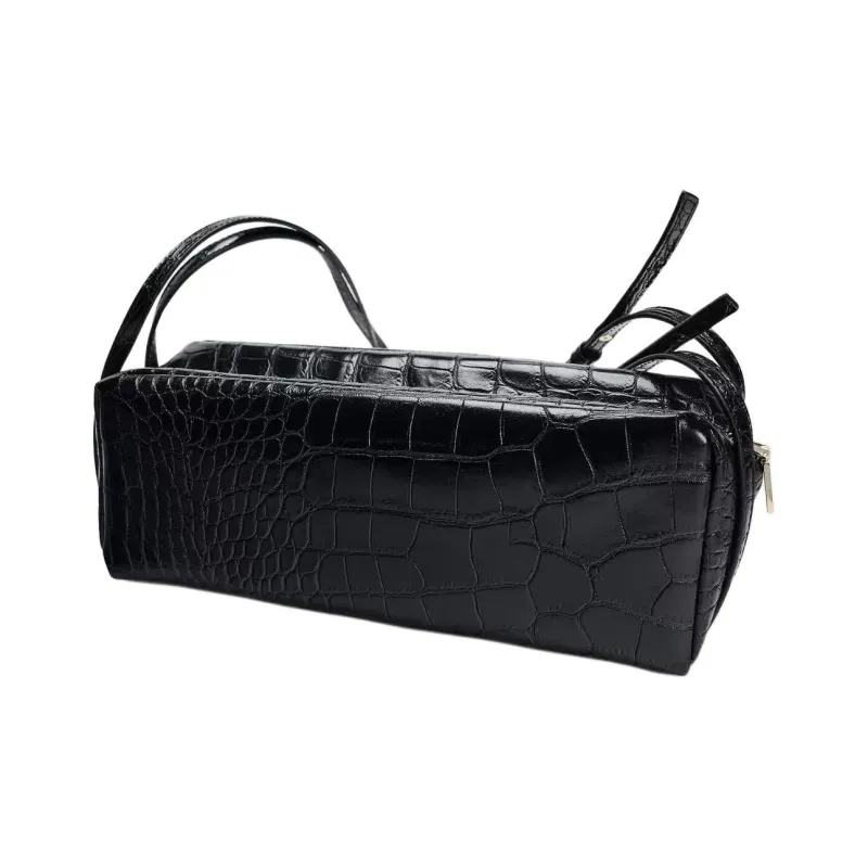 ZARA PU Shoulder Bag Small Size Women's Black-3