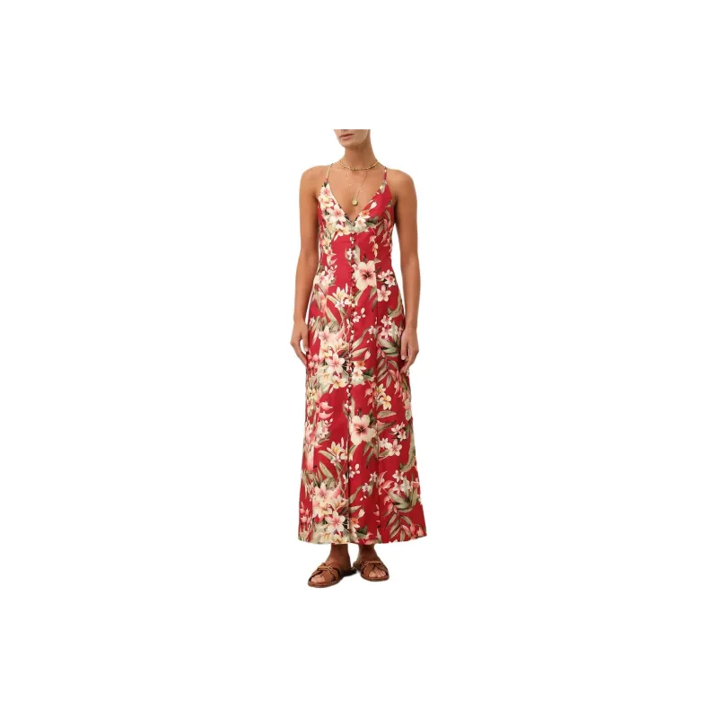 Zimmermann Slip Dress Women's Red-4