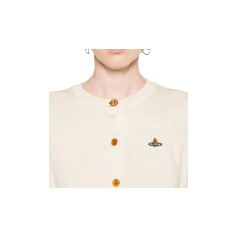 Vivienne Westwood Orb Embroidered Knit Cardigan-4
