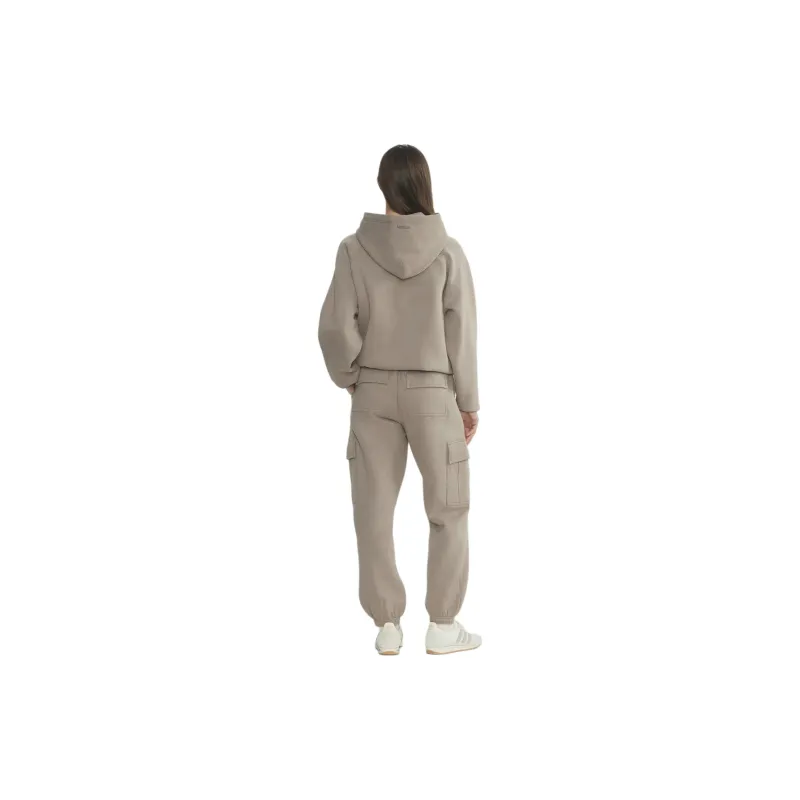 ARITZIA Sweatfleece Cozy Fleece Mega CargoTM Jogger Knitted Sports Pants Women's Nomad Taupe/Nomad Gray Umber-3