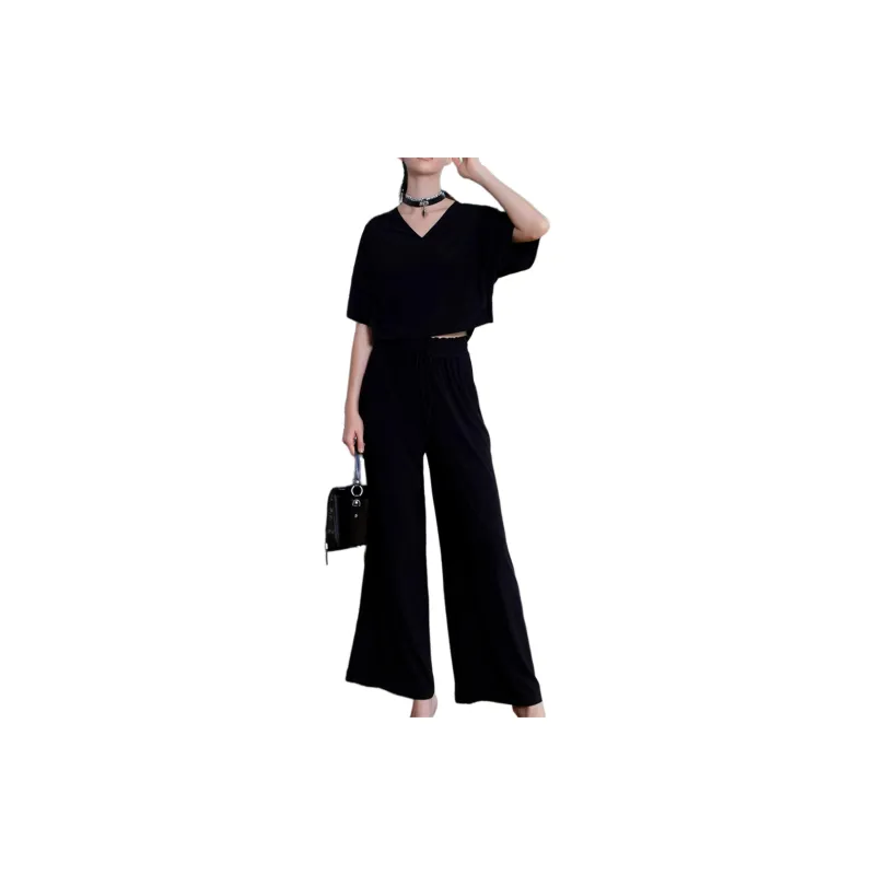 BESIONIA SS23 Casual Pants Women's Black-1