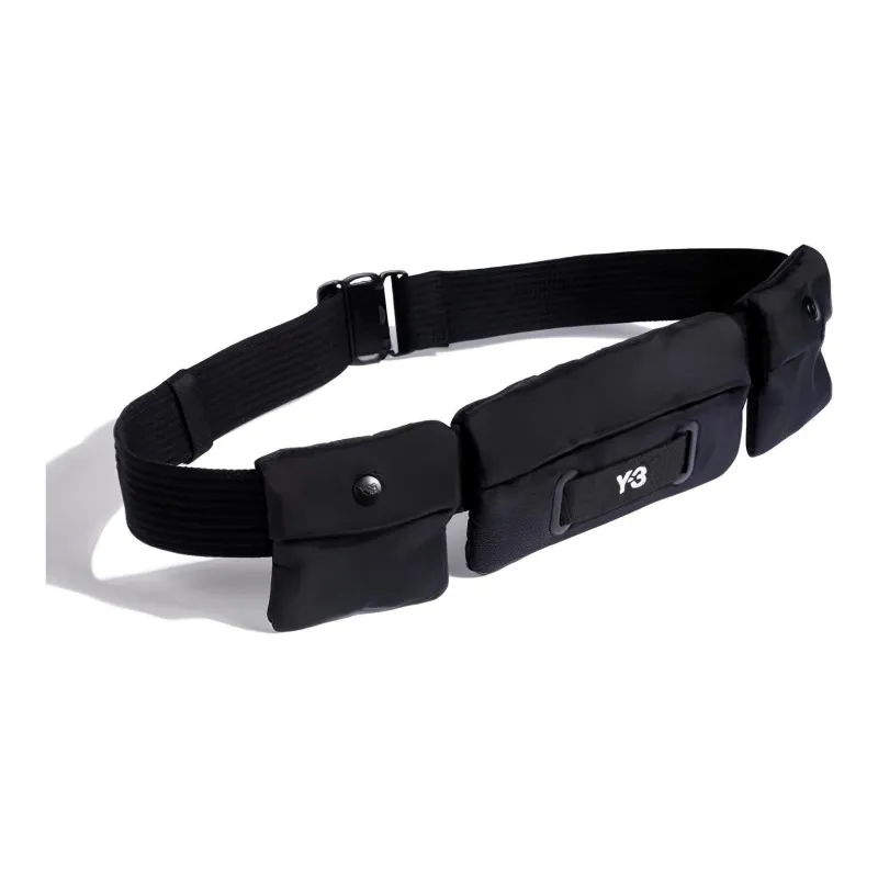 Y-3 Polyamide Fanny Pack Small Size Unisex Black-1