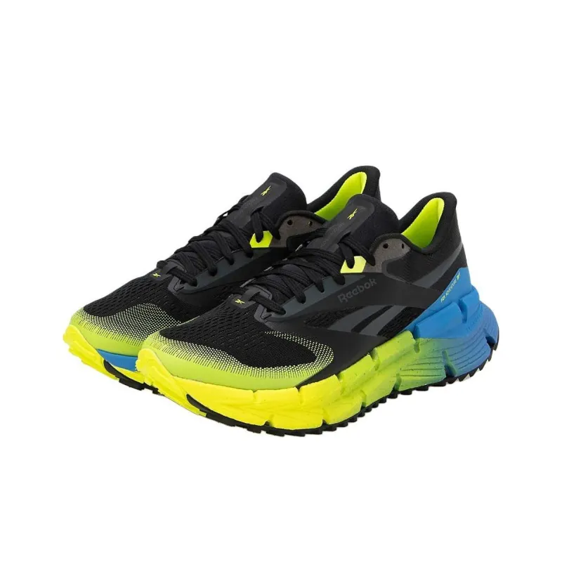Reebok FloatZig 1 'Black Digital Lime Blue'-2
