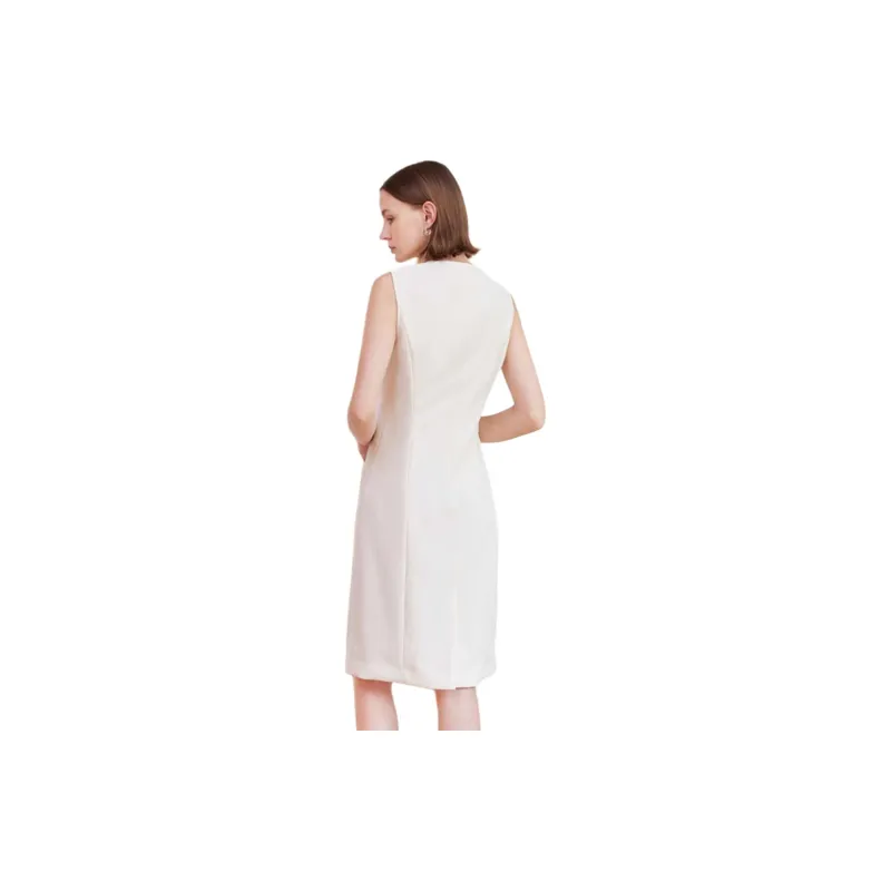 GOELIA Sleeveless Dress Women's 05W Ecru-2