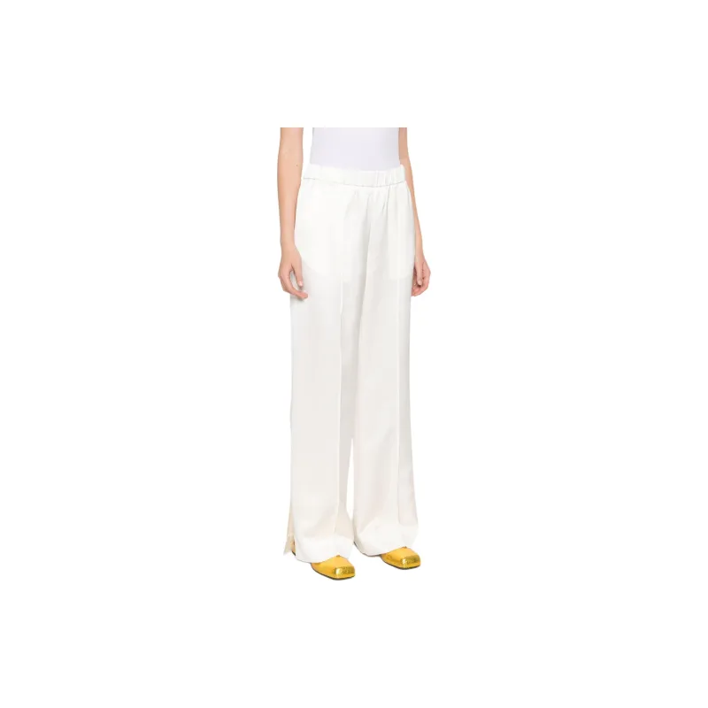 JIL SANDER Satin Trousers-3