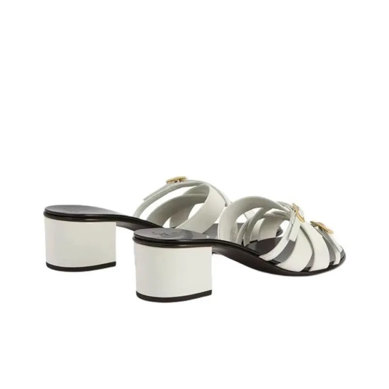 Giuseppe Zanotti/GZ Slide Slippers Women's White-3