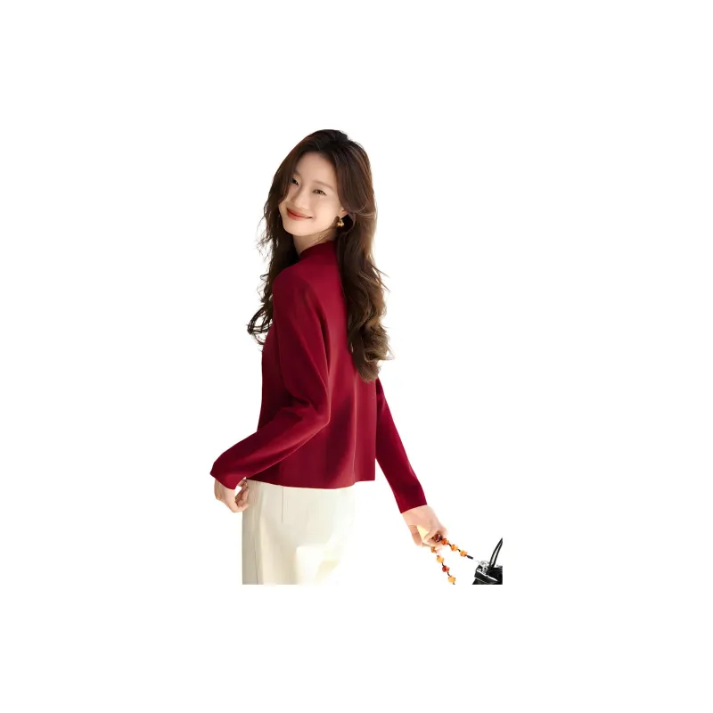 Mo Han Yi Mei Knitwear Women's Red-1