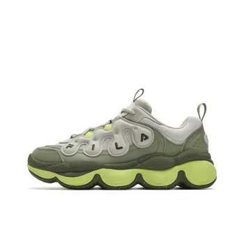 FILA PEASE Pea Shoe Durable Breathable Low Top Casual Shoes Men's Gray Green
