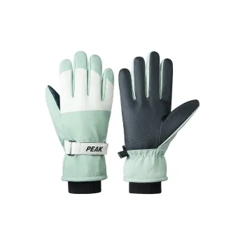 PEAK Ski Gloves Thickened Water-Resistant Cold-Resistant Windproof Climbing Sports Bike Gloves Unisex