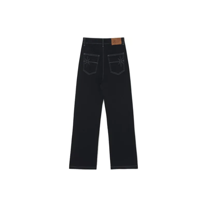 YINLEI Jeans Women's Black-1