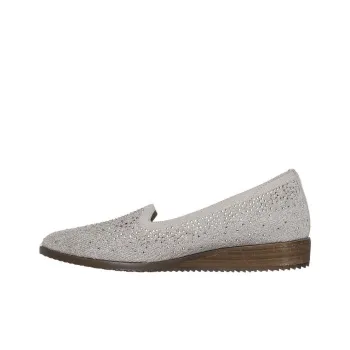 Skechers Cleo Sawdust Slip-Resistant Breathable Low-Top Casual Shoes Women's Gray