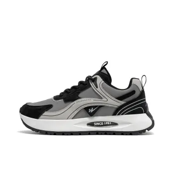 Binary Low Top Running Shoes Men's Black Gray