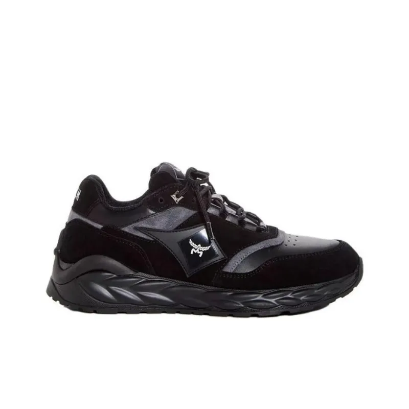 MCM SKYWANDER Low Top Casual Shoes Women's Black-1
