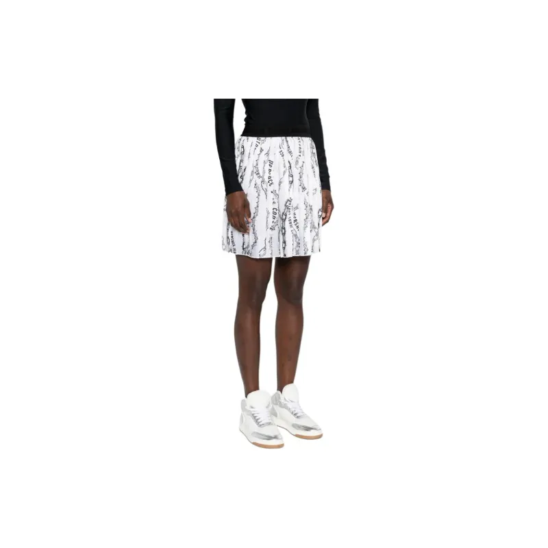 VERSACE JEANS COUTURE Logo chain Mini Skirt-2