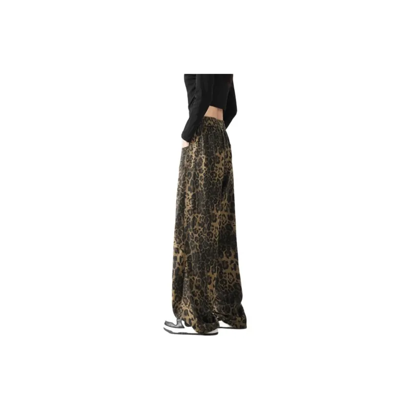 Concubine Zhu Jeans Women's Leopard Print-14