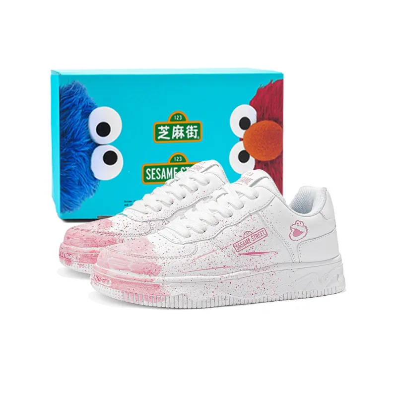 SESAME STREET Thermal Slip Resistant, Abrasion Resistant, Balance Height Increasing Low Top Skateboard Shoes Unisex-27