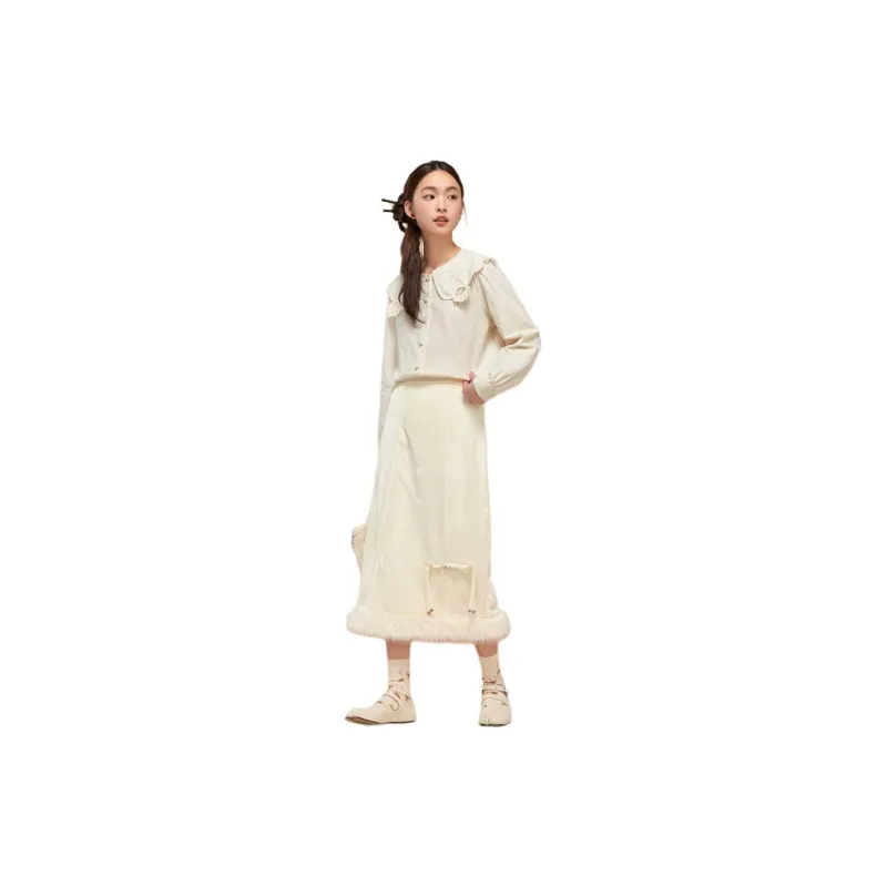 ZIHAN Shirt Women's Creamy White-6