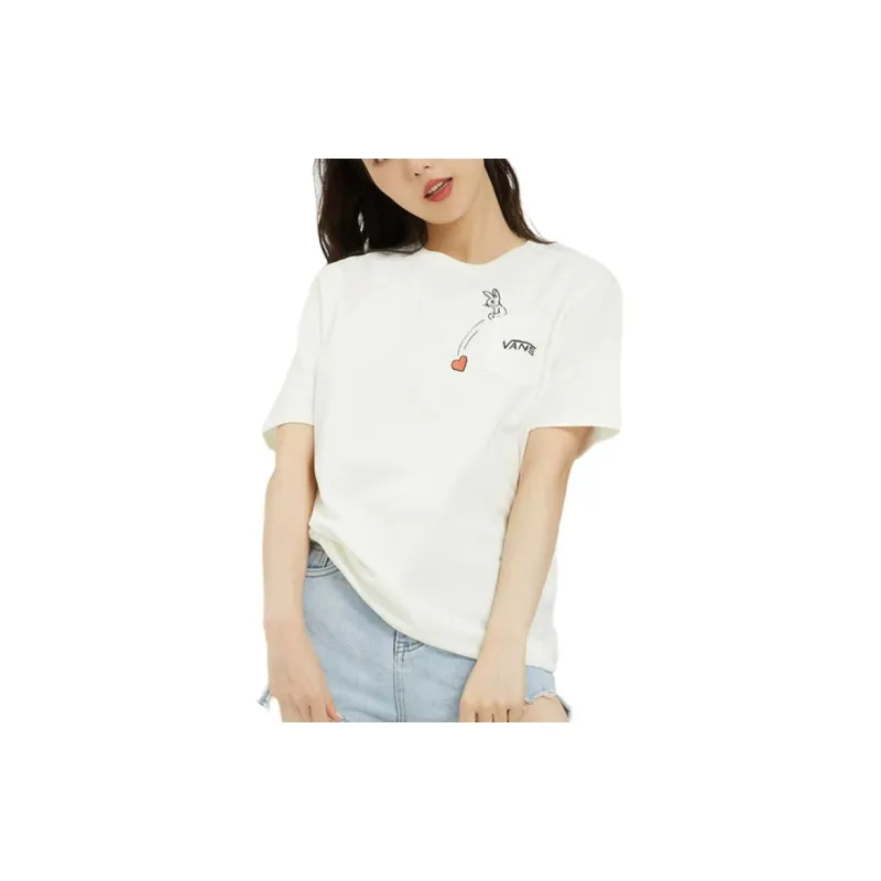 Vans T Shirts Women's White-4