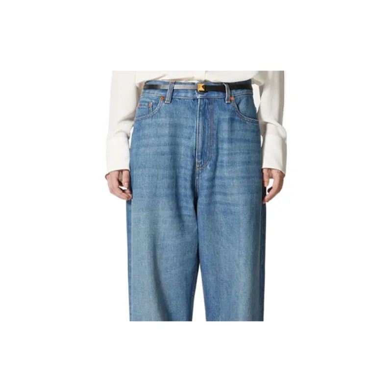 Valentino FW22 Jeans Women's Blue-4
