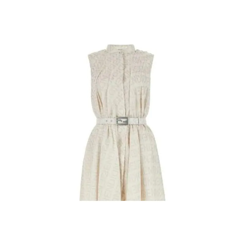 FENDI Logo Printed Sleeveless Dress-2