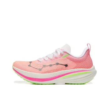 DUANGOU Running Shoes Unisex Low Top Pink Orange/Cherry Blossom Pink