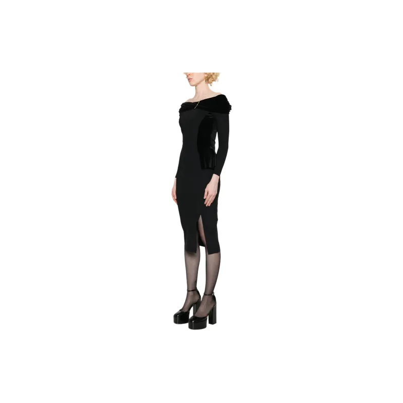 CHIARA BONI La Petite Robe Panelled design Midi Dress-4