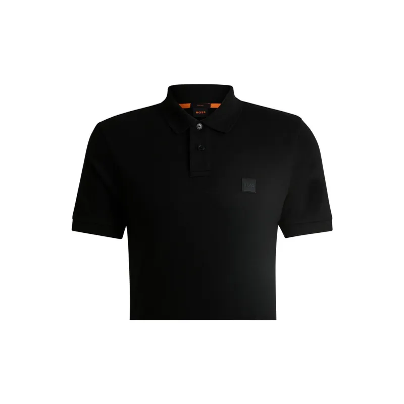 HUGO BOSS Logo Patch Short Sleeved Polo Shirt-5