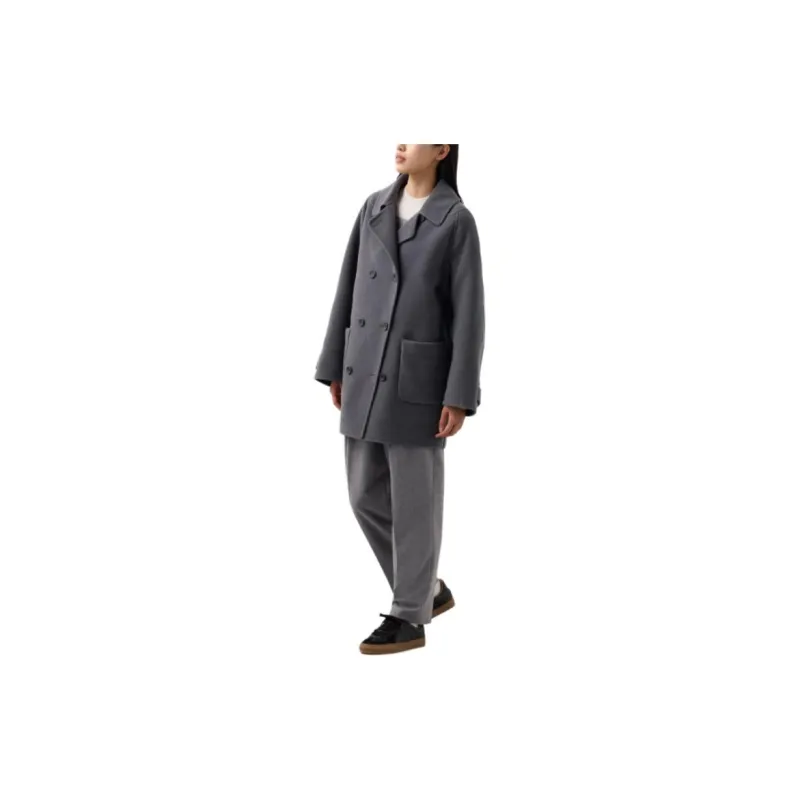 UNIQLO Comptoir Des Cotonniers Collaboration Coats Women's Gray-1