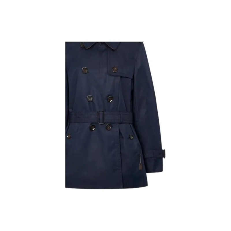 COACH Trench Coat Women's Marine Blue-3