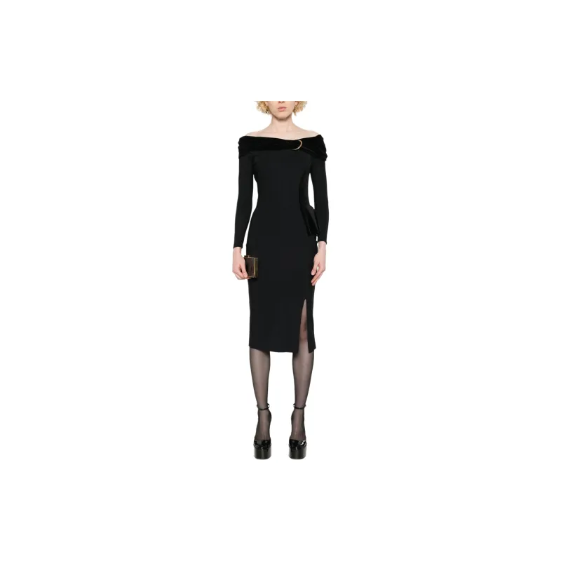 CHIARA BONI La Petite Robe Panelled design Midi Dress-1