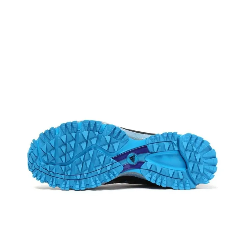 Adidas Marathon 10 Anti-Slip Wear-Resistant Low-Top Casual Running Shoes Men's Black Blue-4