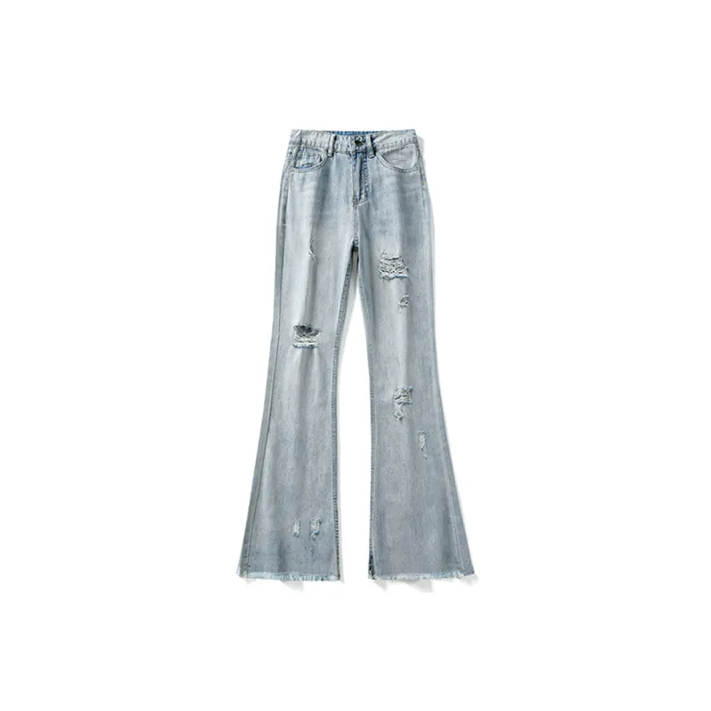 YINLEI Jeans Women's Light Blue-1