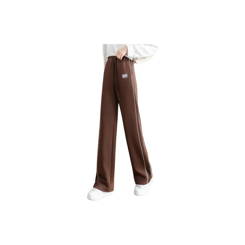 Mo Han Yi Mei Casual Pants Women's Coffee-2