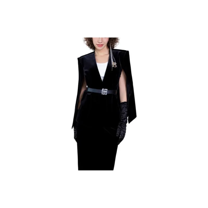 BESIONIA SS23 Cloaks Women's Black-1
