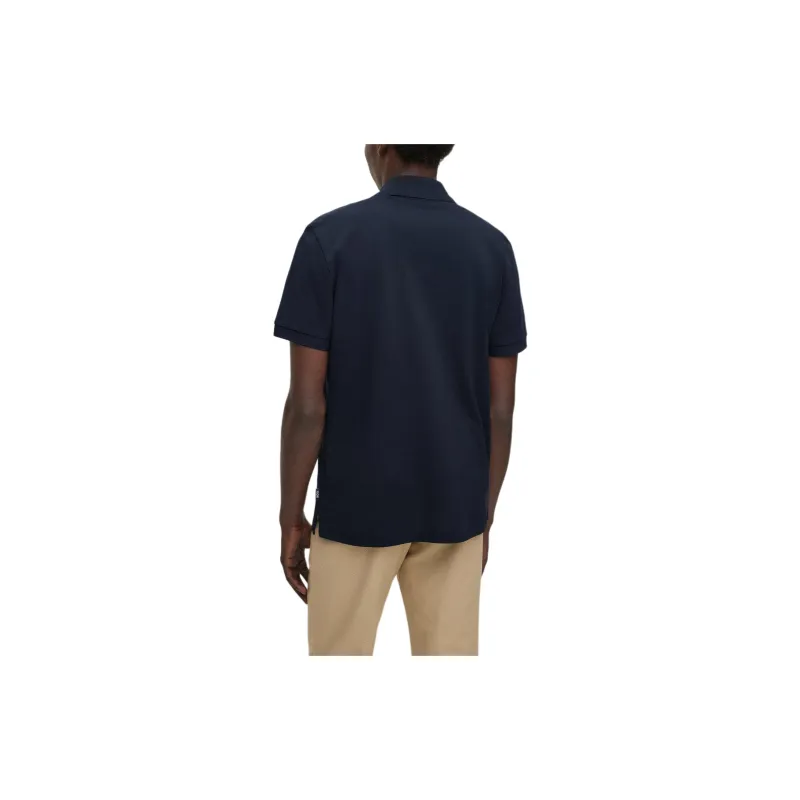 Boss HUGO BOSS Pallas Embroidered Straight Hem Polo Shirt-3